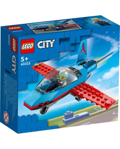 Конструктор LEGO City - Каскадьорски самолет (60323) - 1