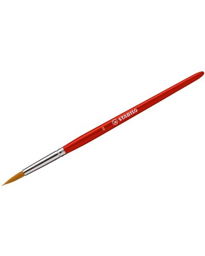 Комплект цветни моливи Stabilo Woody 3 in 1 - 12 + 6 пастелни цвята, с острилка и четка - 2