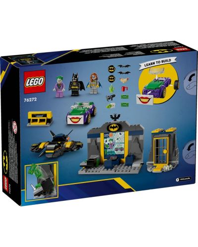 Конструктор LEGO DC Batman - Батпещерата с Батман, Батгърл и Жокера (76272) - 8