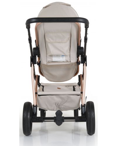 Комбинирана бебешка количка 3 в 1 Moni - Florence, бежова - 9