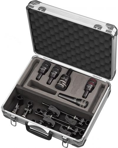 Комплект микрофон за барабани AUDIX - DP5A, 5 броя, черен - 1
