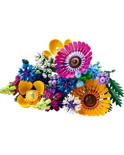 Конструктор LEGO Icons Botanical - Букет от диви цветя (10313) - 2