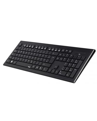 Комплект мишка и клавиатура Hama - Cortino, безжичен, черен - 2