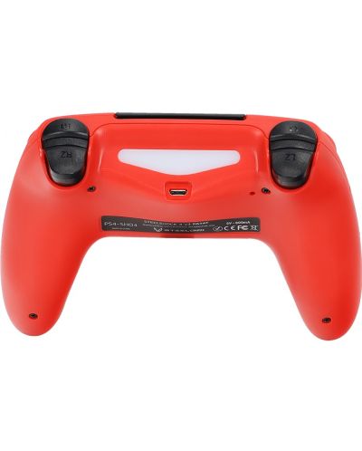 Контролер SteelDigi - Steelshock v3 Payat, безжичен, за PS4, червен - 4