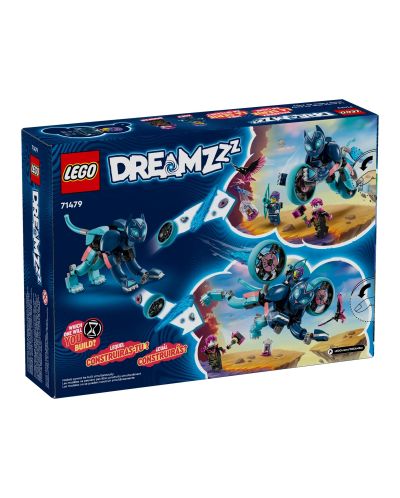 Конструктор LEGO DreamZzz - Котешкият мотоциклет на Зоуи (71479) - 2