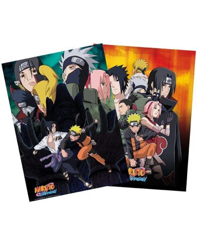 Комплект мини плакати ABYstyle Animation: Naruto Shippuden - Ninjas - 1