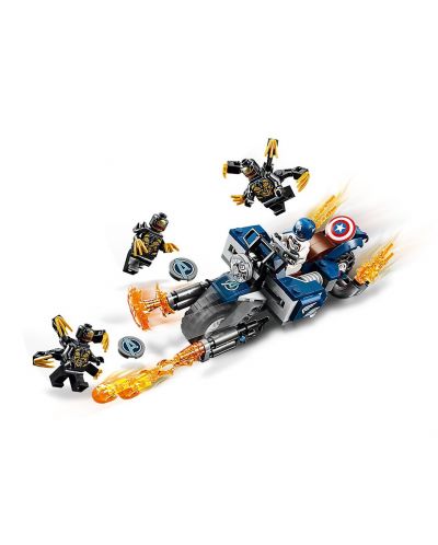 Конструктор Lego Marvel Super Heroes - Captain America: Outriders Attack (76123) - 3