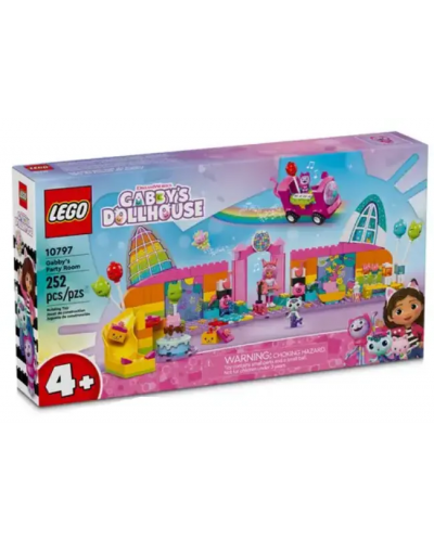 Конструктор LEGO Gabby's Dollhouse - Стаята за партита на Габи (10797) - 1