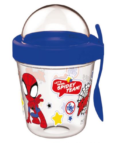 Комплект чаша с лъжичка Disney - Spider-Man, 350 ml - 1