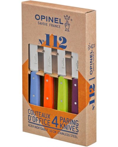 Комплект ножове Opinel -  Sweet-Pop Colours, №112, острие 10 cm - 2