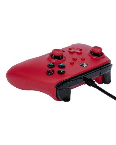 Контролер PowerA - Enhanced, жичен, за Xbox One/Series X/S, Artisan Red - 6