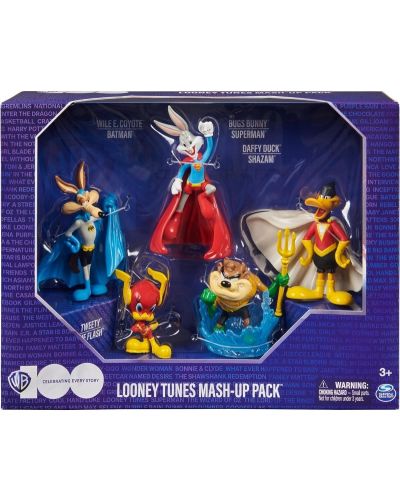 Комплект с фигурки Spin Master DC - Disney 100 Looney Tunes, 5 броя - 1