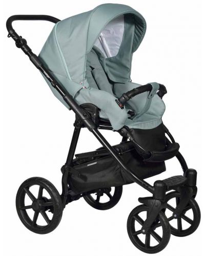 Комбинирана детска количка 3в1 Baby Giggle - Broco, светлозелена - 3