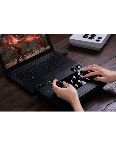 Безжичен контролер 8BitDo - Arcade Stick, черен (Xbox One/Series X/PC) - 8