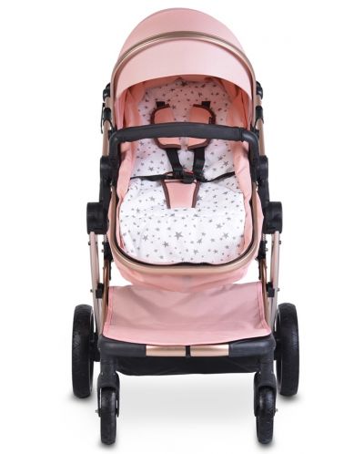 Комбинирана детска количка 2 в 1 Moni - Polly, розова - 5