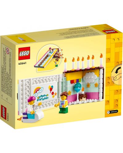 Конструктор LEGO Iconic - Торта за рожден ден (40641) - 2