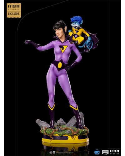 Комплект статуетки Iron Studios DC Comics: Wonder Twins - Jayna & Zan, 21-20 cm - 3