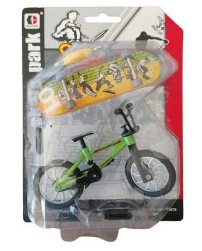 Комплект фингърборди Donbful - Скейтборд и колело BMX, асортимент - 1