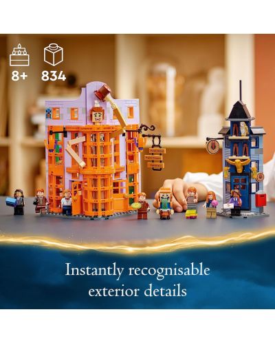 Конструктор LEGO Harry Potter - Вълшебните шеги на вещиците на Уизли (76422)  - 4