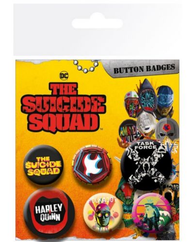 Комплект значки ABYstyle DC Comics: The Suicide Squad - Emblems - 1