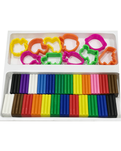 Комплект за моделиране с пластилин Carioca Plasty Creator - 50 части, 24 цвята - 4