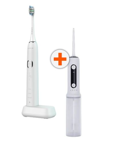 Комплект електрическа четка за зъби AENO - Sonic DB3 + Зъбен душ AENO - ADI0001, бял - 1