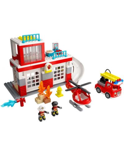 Конструктор LEGO Duplo Town - Пожарна команда и хеликоптер (10970) - 4
