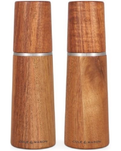 Комплект мелнички за сол и пипер Cole & Mason - Marlow Acacia, 18.5 х 6 cm - 1