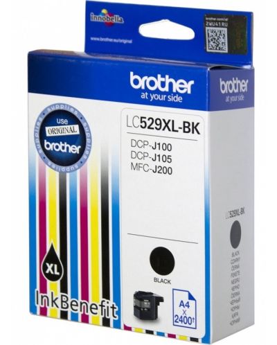 Консуматив Brother - LC-529 XL, за DCP-J100/DCP-J105/MFC-J200, Black - 1