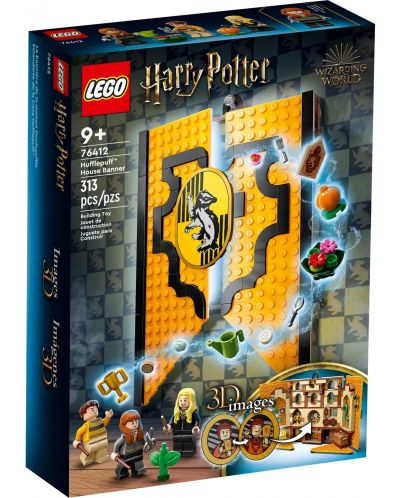 Конструктор LEGO Harry Potter - Банерът на Хафълпаф (76412) - 1
