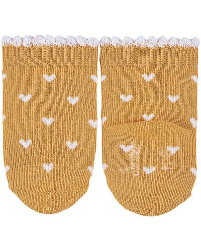 Комплект детски чорапи Sterntaler - Кончета и сърца, 13/14 размер, 0-4 м, 3 чифта - 3