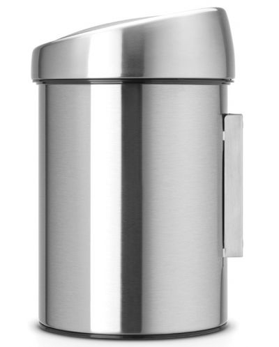 Кош за отпадъци Brabantia - Touch Bin, 3 l, Matt Steel - 2