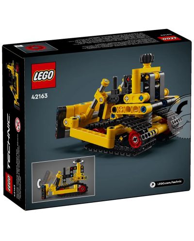 Конструктор LEGO Technic - Тежкотоварен булдозер (42163) - 8