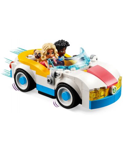Конструктор LEGO Friends - Електрическа кола и зарядно (42609) - 5