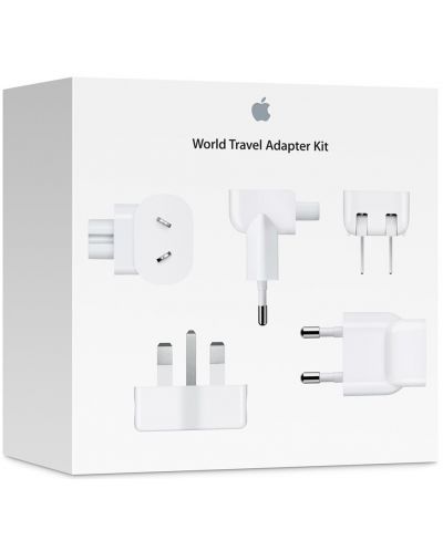 Комплект адаптери Apple - World Travel Adapter Kit, бял - 1