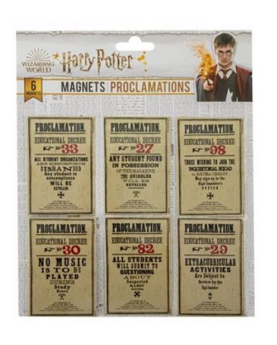 Комплект магнити Cinereplicas Movies: Harry Potter - Proclamations - 2