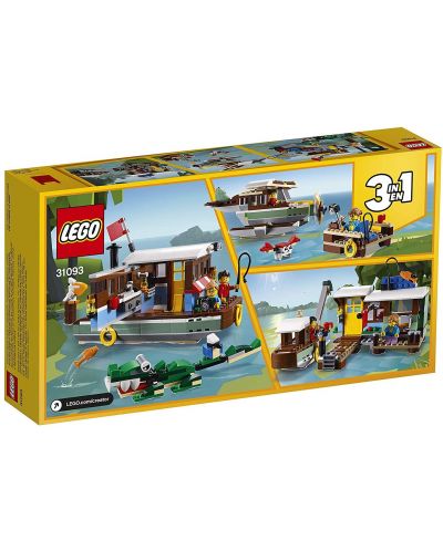 Конструктор LEGO Creator 3 в 1 - Плаваща къща в реката (31093) - 7
