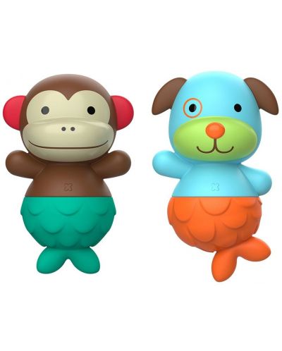 Играчки за вода Skip Hop - маймунка и куче - 1