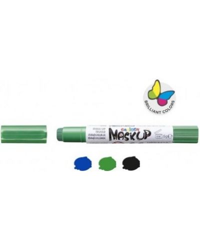 Комплект бои за лице Carioca Mask up - Чудовище, 3 цвята  - 2