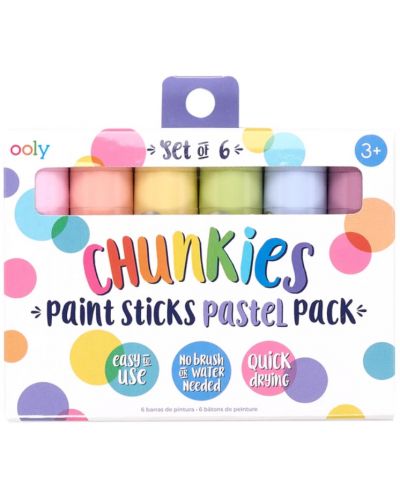 Комплект от мега пастели Ooly - Chunkies, 6 броя - 1