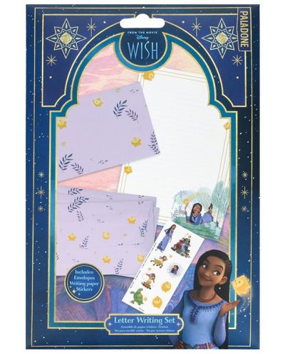 Комплект за писане на писма Paladone Disney: Wish - Characters - 4