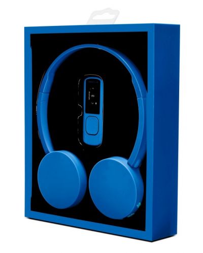 Комплект слушалки и плейър Energy Sistem - Music Pack, син - 4