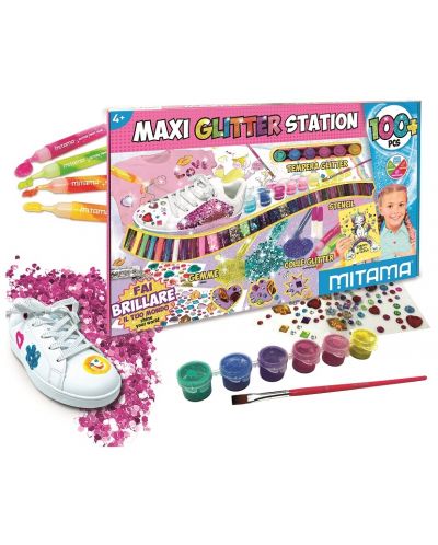 Креативен комплект Mitama Maxi Glitter Station - 100 части - 3