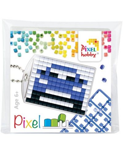 Креативен комплект с пиксели Pixelhobby - Ключодържател, Кола - 1