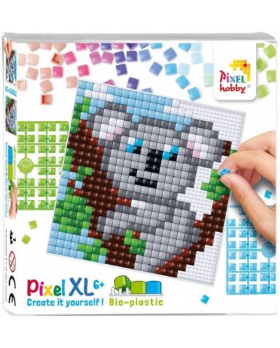 Креативен комплект с пиксели Pixelhobby - XL, Коала - 1