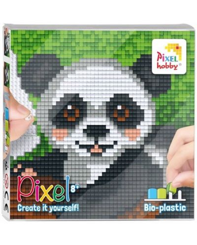 Креативен комплект с пиксели Pixelhobby Classic - Панда - 1