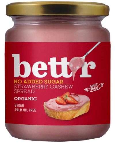 Крем за мазане с ягоди и кашу, 250 g, Bett'r - 1