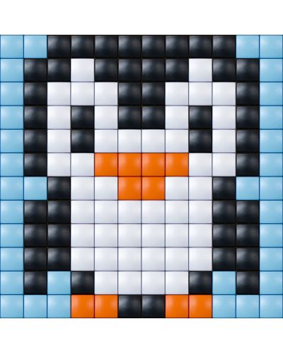 Креативен комплект с пиксели Pixelhobby - XL, Пингвинче - 2