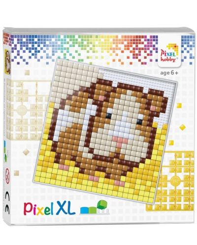 Креативен комплект с пиксели Pixelhobby - XL, Морско свинче - 1