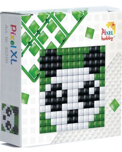 Креативен комплект с пиксели Pixelhobby - XL, Панда - 1